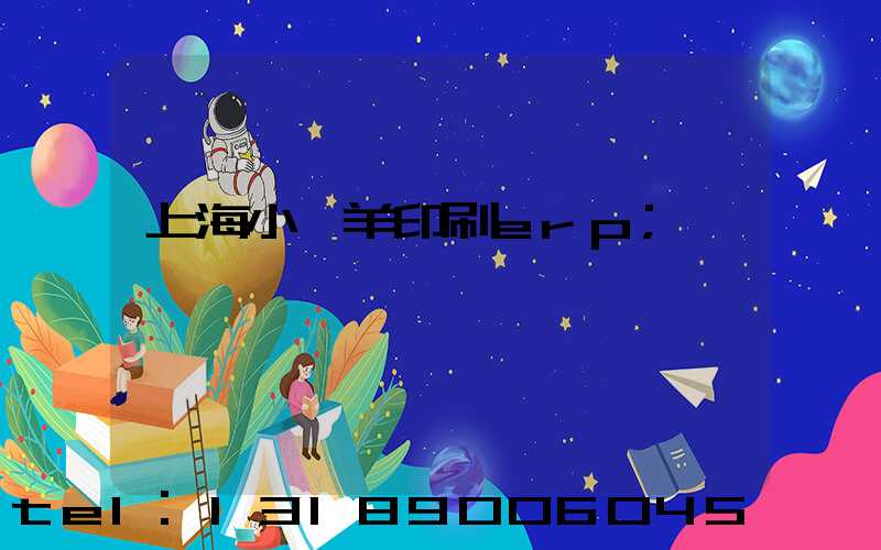 上海小羚羊印刷erp